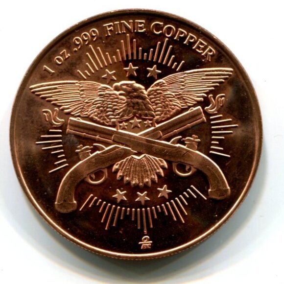 Canada One Ounce .999 Fine Copper Round (b859-41) - Picture 2 of 2